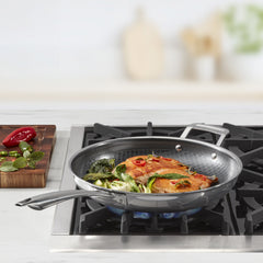 FusionElite+™ Nonstick Tri-Ply Stainless Steel 12" Skillet w/Helper