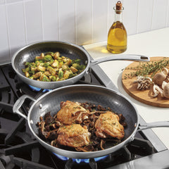 FusionPlus™ 2-Pk Skillets (10" & 12")