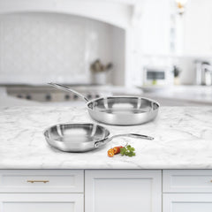 Custom-Clad 5-Ply 9" & 11" Fry Pan Set