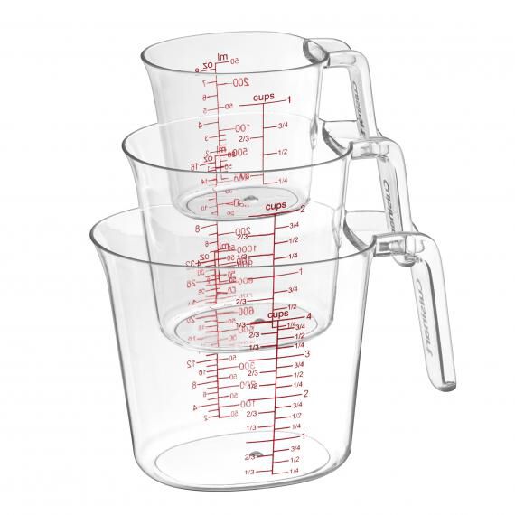 3 Piece Nesting Liquid Measuring Cup Set