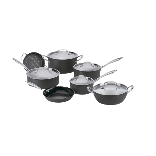 GreenGourmet Hard Anodized 12 Piece Set