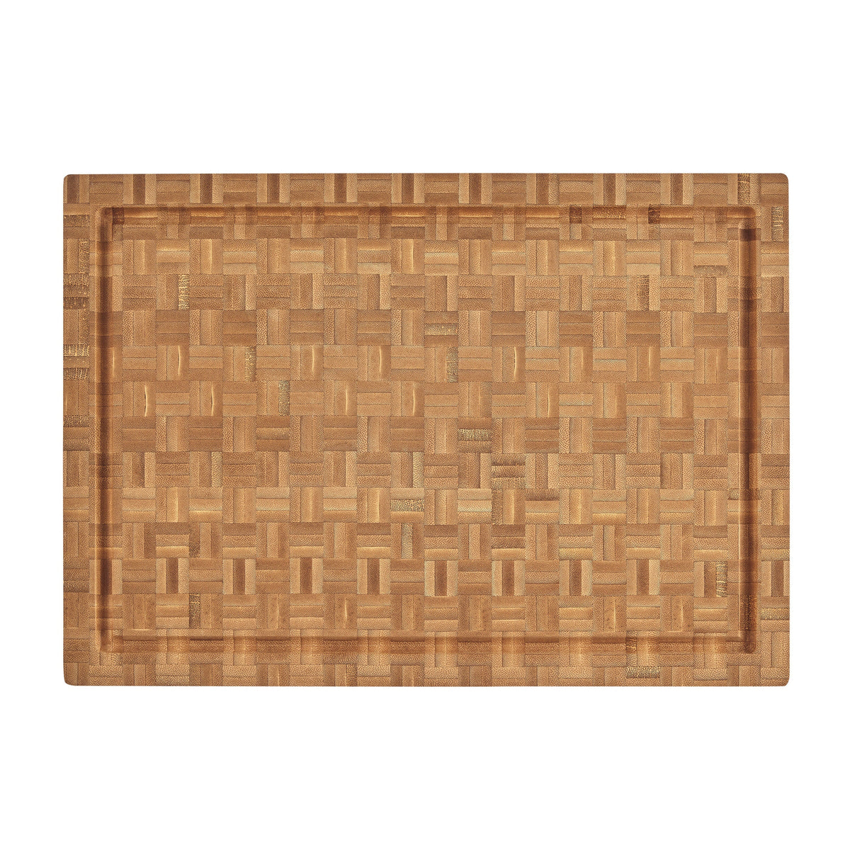 17" Reversible End Grain Bamboo Cutting Board