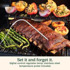 Portable Wood Pellet Grill and Smoker