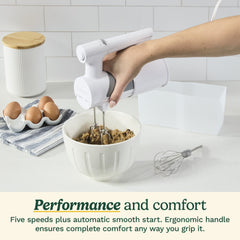 5 Speed Hand Mixer with Storage Case